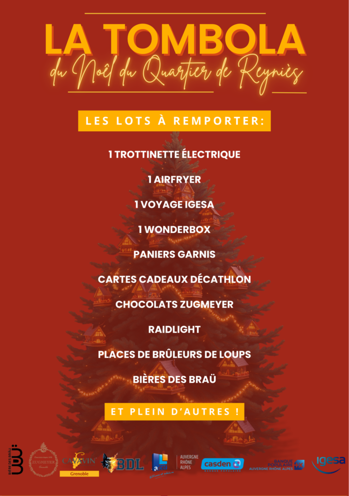 Verso des flyers de la tombola de la 27 CCTM