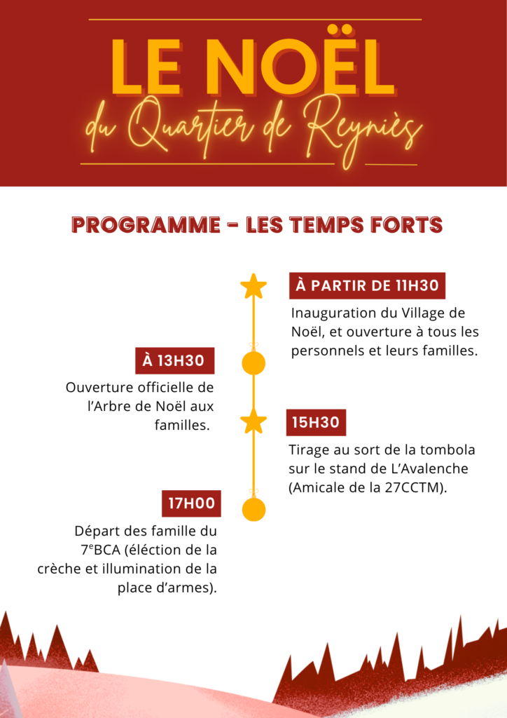 Retrouvez la programmation du Noël de Reyniès, marqué par ses temps forts.
